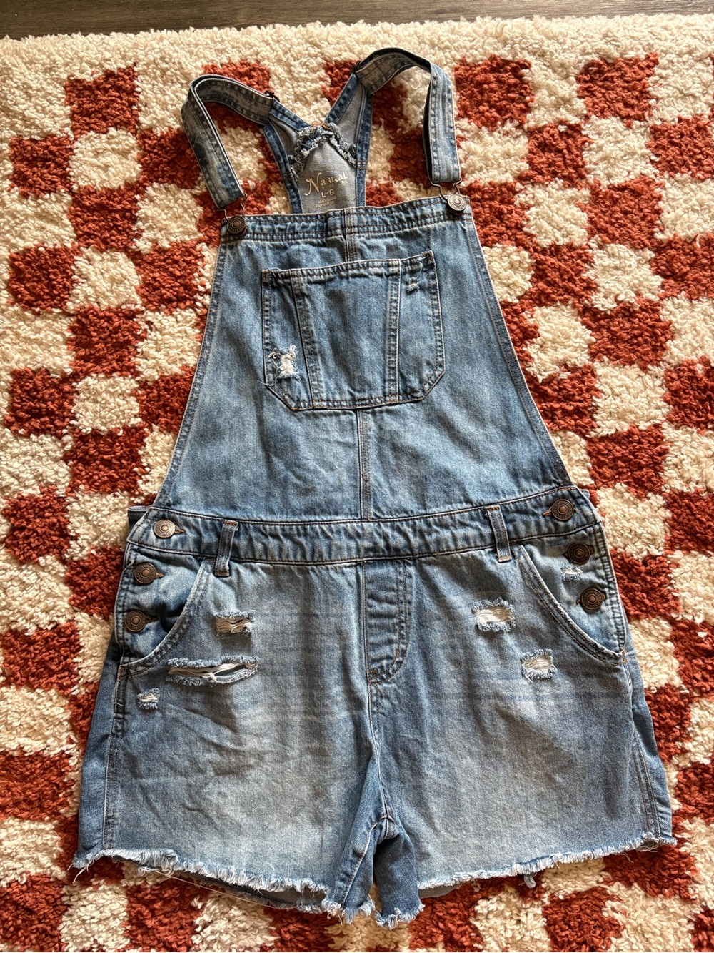 Natural Reflections Jean Short Overalls
